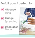 SCRAPCOOKING - Mini spatule coudée en inox - 5 CM