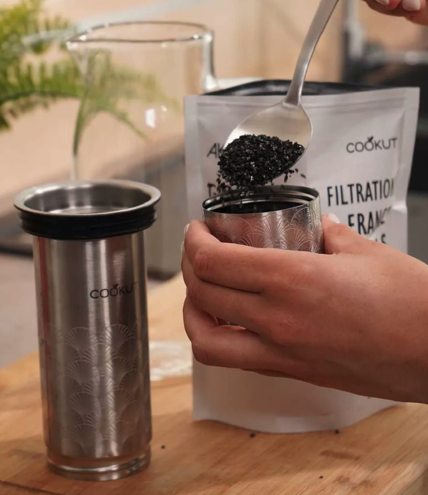 COOKUT - Carafe filtrante en verre