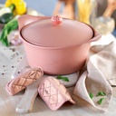 COOKUT - Cocotte 24 CM GUIMAUVE (Rose)