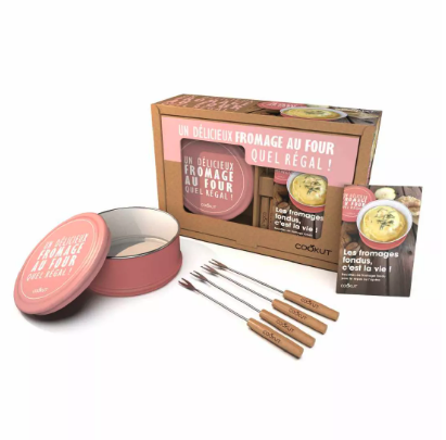 COOKUT- Coffret fromage fondu ROSE