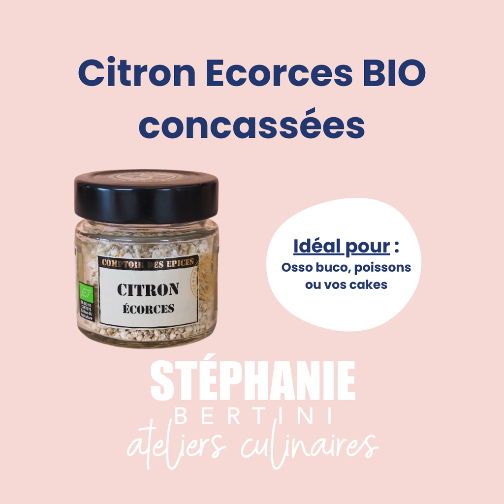 Comptoir des épices | Citron Ecorces concassées