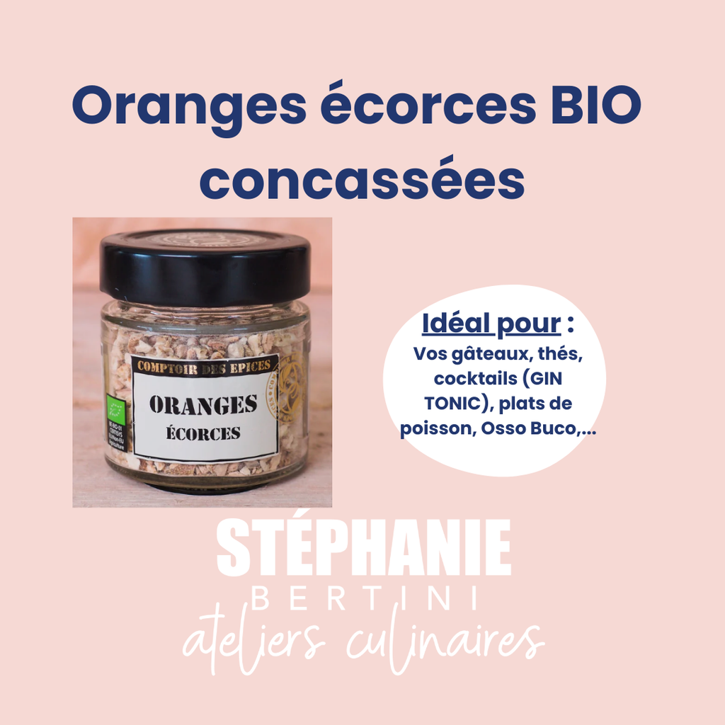 Comptoir des épices | Orange Ecorces Concassées