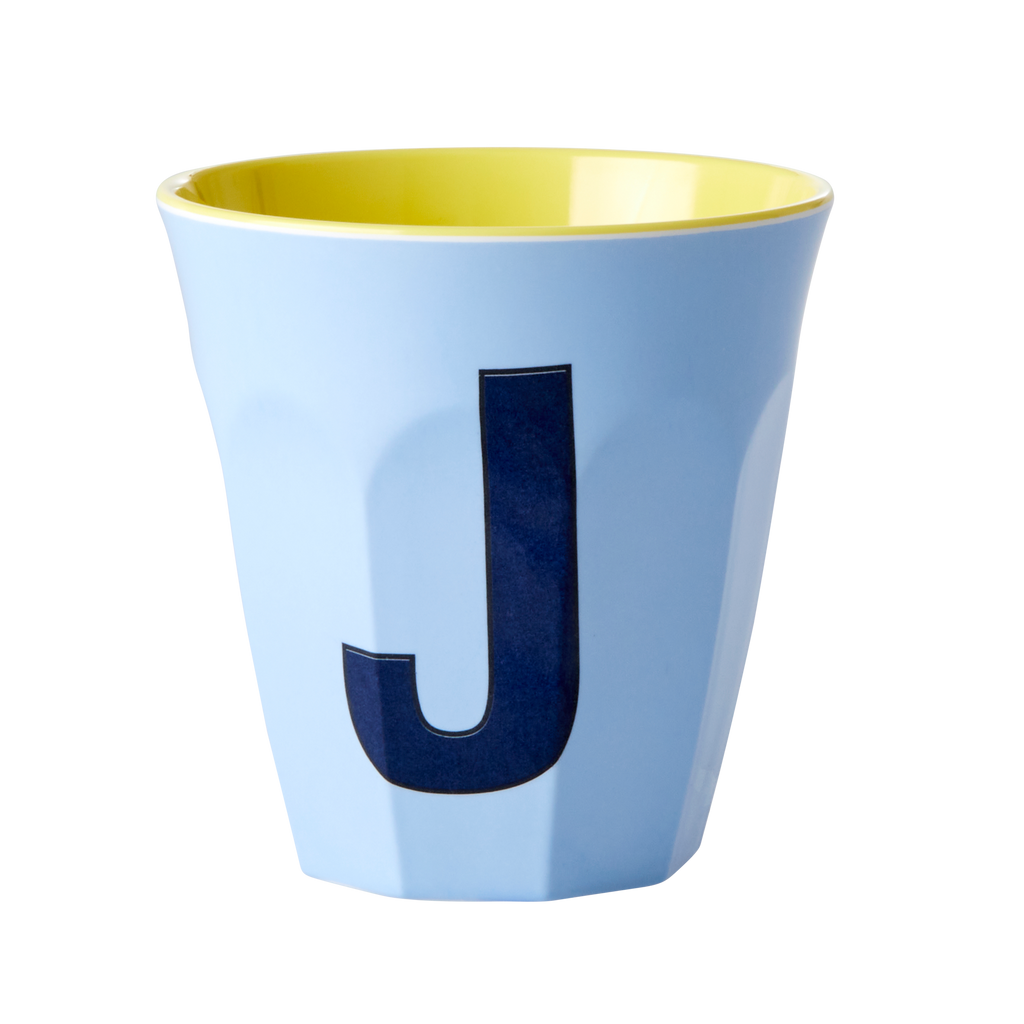 RICE - Lettre "J" Bleu - Gobelet 250 ML - MEDIUM     