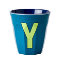 RICE - Lettre "Y" Bleu - Gobelet 250 ML - MEDIUM                  