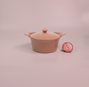 COOKUT - Cocotte 24 CM GUIMAUVE (Rose)