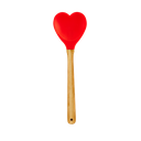 RICE - Spatule coeur en silicone - Rouge 