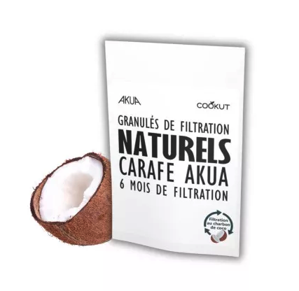 COOKUT - AKUA - Recharge granules pour carafe filtrante