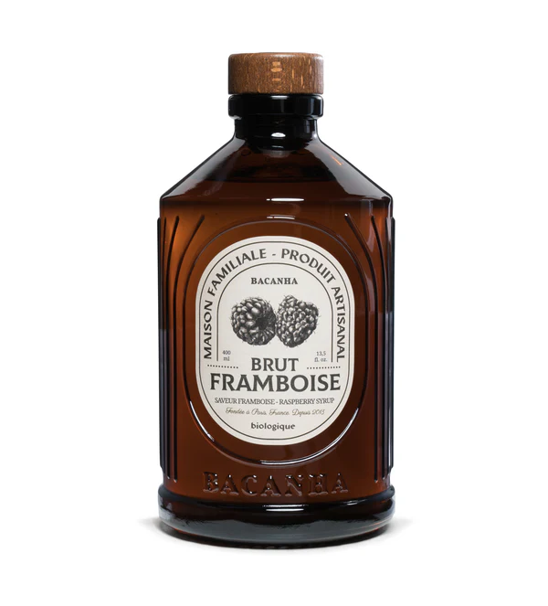 
BACANHA - Sirop Framboise Brut - Biologique - 400 ml   