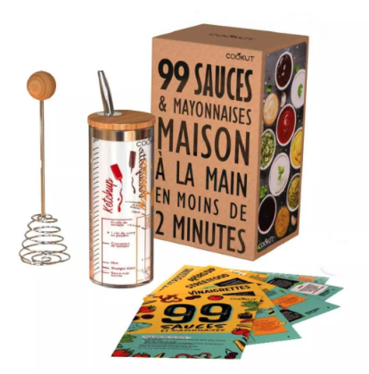 COOKUT- Shaker 99 sauces maison à la main