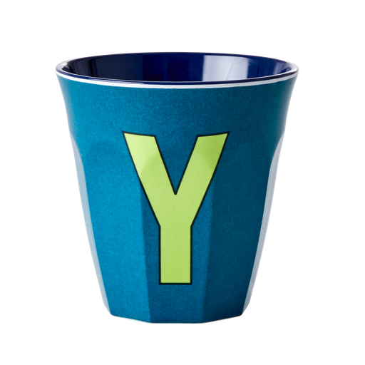 RICE - Lettre "Y" Bleu - Gobelet 250 ML - MEDIUM                  